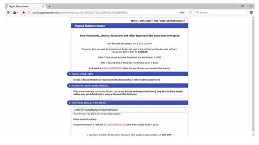 Sigma Ransomware